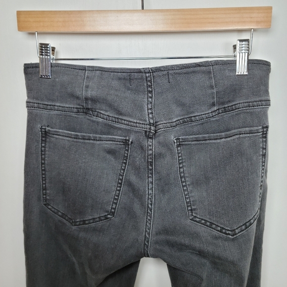 Free People Grey Wide-Leg Flare Pullon Pants Size 27 - Picture 9 of 10